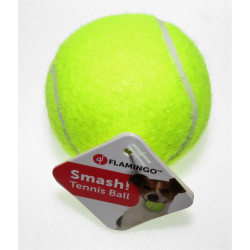 Flamingo Pet Products Balle de tennis ø 6 cm. couleur jaune . jouet pour chien. Balles pour chien