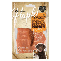 hapki BBQ kipfilet snoepjes voor honden 85 g. glutenvrij . Flamingo Pet Products FL-520257 Kip