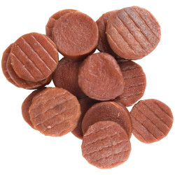 Flamingo Pet Products Candy pieces duck . Hapki BBQ. for dog . 85 g. gluten free . Nourriture