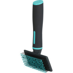 zolux SLICKER brush with soft bristles size M, 8 x 4.2 x 17.5 cm. ANAH. range for dogs Brush