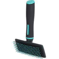 zolux SLICKER brush with soft bristles size L, 10.5 x 5.4 x 18 cm. ANAH. range for dogs. Brush