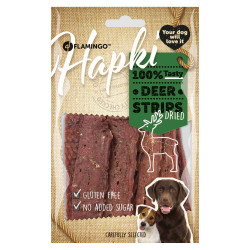 Flamingo Pet Products Deer slice candy. Hapki for dogs 85 g gluten free Nourriture