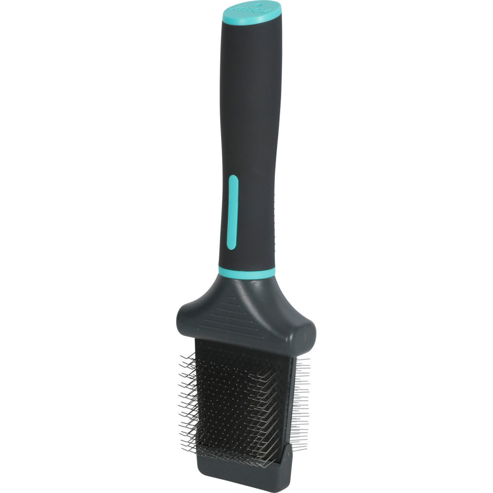 zolux SLICKER doppia spazzola flessibile taglia S, 6,2 x 4,5 x 21 cm. gamma ANAH per cani ZO-470809 Spazzola