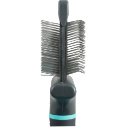 zolux SLICKER brush double flexible. size L,9.5 x 6.2 x 21.5 cm. ANAH range for dogs Brush