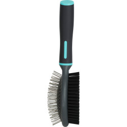 zolux Double brush size L, 7 x 5.7 x 23.2 cm. ANAH. range for dogs Brush