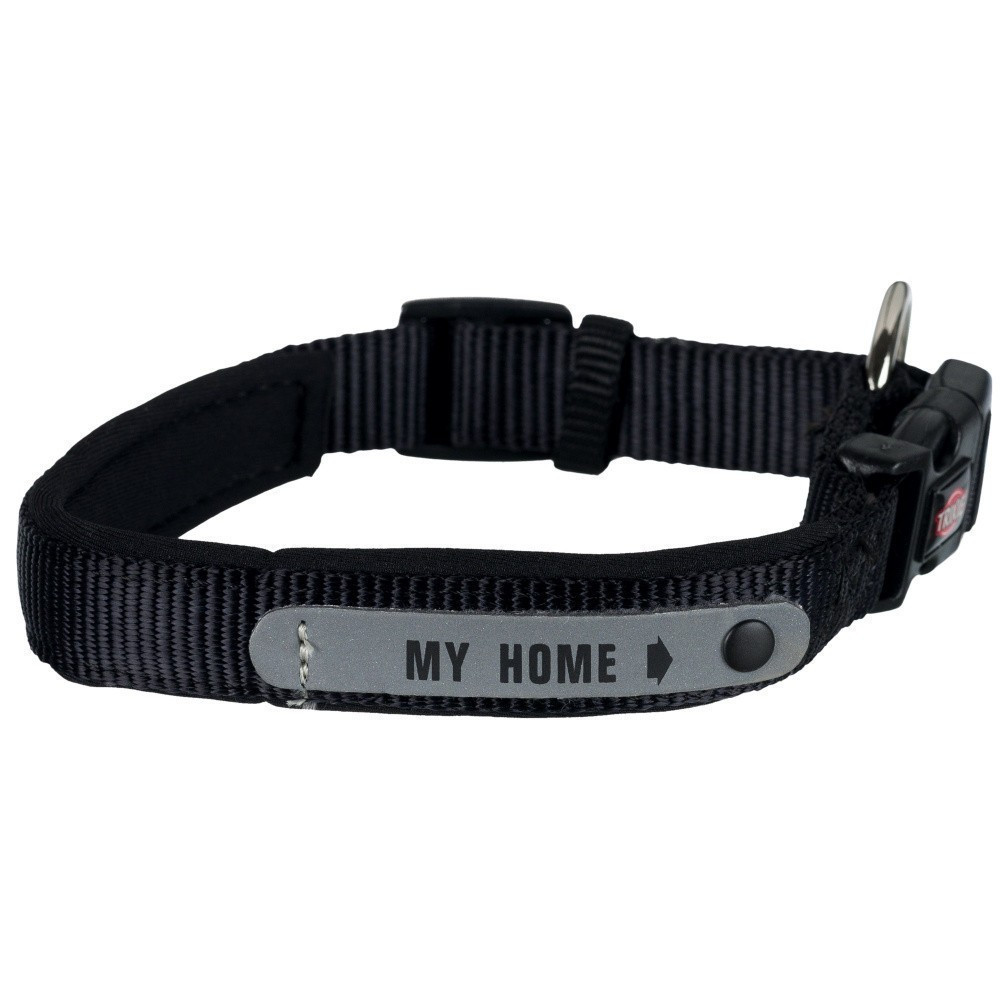 Trixie Collar 40-45 cm with neoprene and address band for dogs Nylon collar
