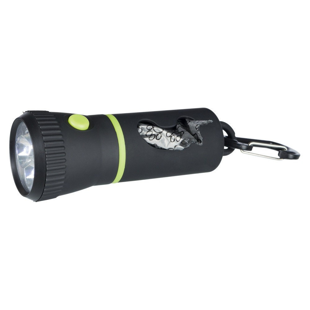 TR-22834 Trixie Lámpara LED con dispensador de bolsas Recogida de excrementos