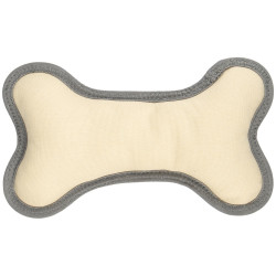 Flamingo Bone shaped toy 15 x 25 cm thickness 5 cm Natural fun size for dog Plush for dog