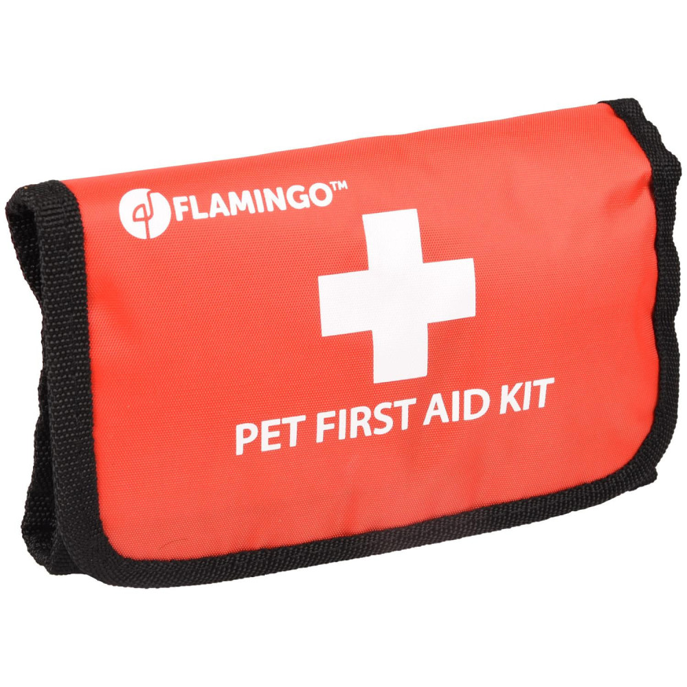 Eerste hulp doos. formaat 18 x 12 x 4 cm. voor huisdieren. Flamingo Pet Products FL-520582 Hygiëne en gezondheid van honden