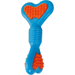 Flamingo Pet Products Bippa twisted bone chew toy. 15 cm. TPR . for dog. random color. Chew toys for dogs