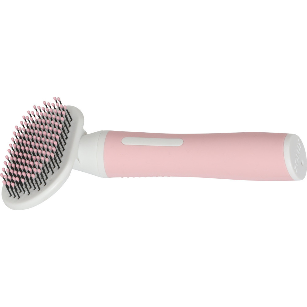zolux SLICKER brush with soft pin size S, 6,4 x 5 x 16.2 cm. ANAH range for cats Brush