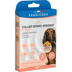 Francodex Dermo-soothing and Repulsive Collar For Puppies and Small Dogs from 2 kg to 10 kg pest control collar