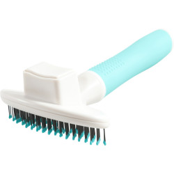 zolux Retractable soft pimple brush, size XS. 17 cm. ANAH range, for puppies. Brosse