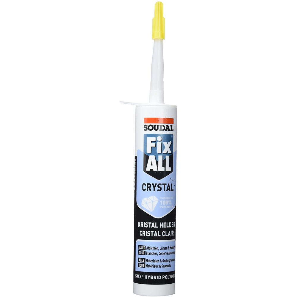 Soudal Glue Fix All Crystal 290 ml Transparent glue and other