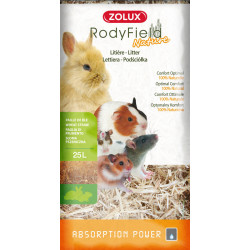 ZO-212234 zolux Rodyfield Natural Litter, 25 Litros, para roedores. 1kg. Lecho de roedores y virutas