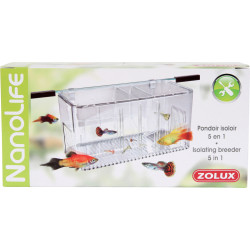 zolux Isolator 5 combinations. size : 21 x 10 x 10 cm. for aquarium. Pondoir reproduction poisson