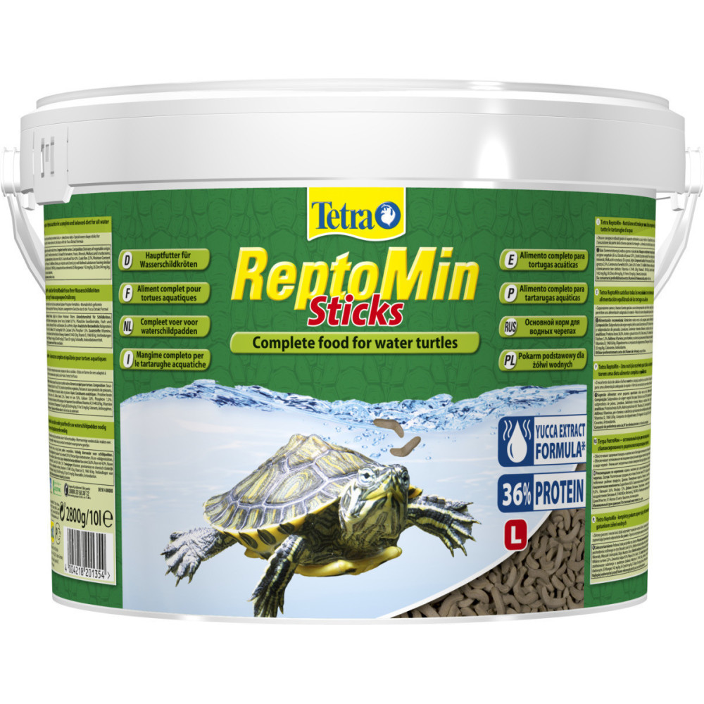 Tetra Tetra ReptoMin sticks, 2.8 kg -10 liters complete food for aquatic turtles Food