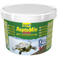 Tetra Tetra ReptoMin Sticks, 2.8 kg -10 Liter Alleinfuttermittel für Wasserschildkröten ZO-383333 Essen