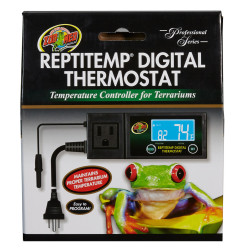 Zoo Med reptitemp. digital thermostat RT-600E for reptiles. Thermometer