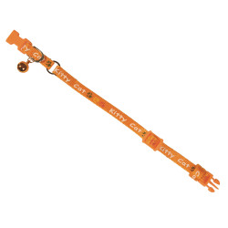 Vadigran Halskette Kätzchen KITTY orange16-25cm x 8mm VA-16586 Halsband