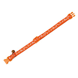 Halsketting HART oranje 20-30cm x 10mm Vadigran VA-16564 Halsketting
