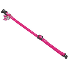 Vadigran Halskette Katze POIS rosa 20-30cm x 10mm VA-16572 Halsband