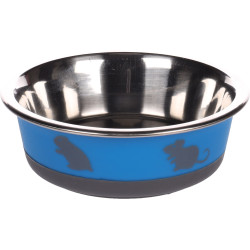 Nelly bowl. maat ø14 cm, 400 ml. kleur blauw. voor knaagdieren. Flamingo FL-210277 Kommen, dispensers