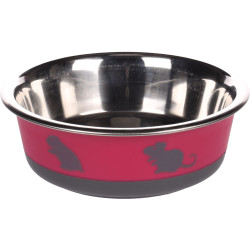 Flamingo Nelly bowl. size ø14 cm, 400 ml. colour fuchsia. for rodents. Bowls, dispensers