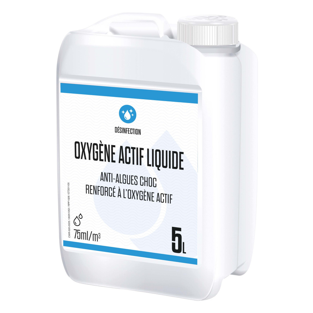 Gamme Blanche Liquid active oxygen 5 liters - version 2021 to 12% Active oxygen