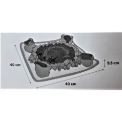 Joya S snuffeldeken. 40 x 40 x 5,5 cm. voor honden. Flamingo FL-520717 Beloningsspelletjes snoep
