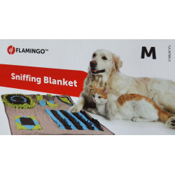 Flamingo Joya M sniffing blanket. 85 x 70 x 5.5 cm. for dogs. Games has reward candy