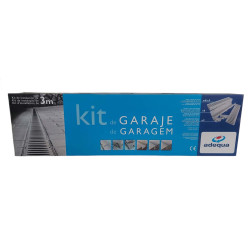 ADEQUA 3 meter garage passage gutter kit with PP grid Regard pluviale