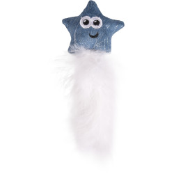 Medy blue star toy. tamanho 7 x 19 cm. para gato. FL-561164 Jogos com catnip, Valeriana, Matatabi