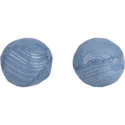 Medy blue 2 zabawki w kształcie piłek. rozmiar ø 5 cm. dla kotów. FL-561165 Flamingo
