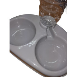 Flamingo Alaun-Futter- und Wasserspender. 2 x 400 ml. für Hunde und Katzen. FL-520818 Wasserspender, Essen