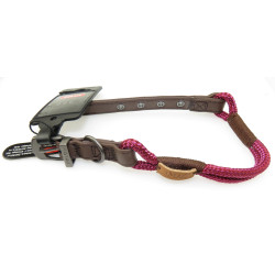 zolux IMAO Hyde Park Halsband. 6 mm x 40 cm. fuchsia . für Hund. ZO-466777FUS Nylon-Halsband
