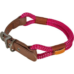zolux IMAO Hyde Park Halsband. 6 mm x 40 cm. fuchsia . für Hund. ZO-466777FUS Nylon-Halsband