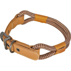 zolux IMAO Hyde park collar. 6 mm x 40 cm. chocolate. for dog. Nylon collar