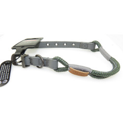 zolux IMAO Hyde Park Halsband. 6 mm x 40 cm. khaki . für Hund. ZO-466777KAK Nylon-Halsband