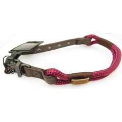 zolux IMAO Hyde park collar. 9 mm x 50 cm. fuchsia . for dog. Nylon collar