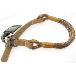 zolux IMAO Hyde park collar. 11 mm x 60 cm. chocolate. for dog. Nylon collar