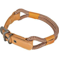zolux IMAO Hyde Park Halsband. 11 mm x 60 cm. Schokolade. für Hund. ZO-466779CHO Nylon-Halsband