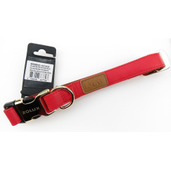 zolux Collier IMAO MAYFAIR 25 mm réglable couleur rouge pour chien Collier
