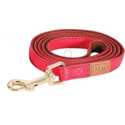 zolux IMAO MAYFAIR lead. 15 mm. x 1.2 meter. red color. for dog. dog leash