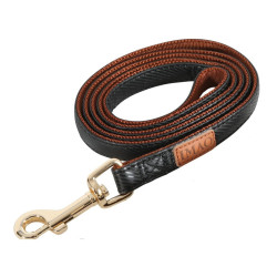 zolux IMAO MAYFAIR lead. 20 mm. x 1.2 meter. color Black. for dog. dog leash