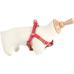 zolux IMAO MAYFAIR harness. 25 mm. chest size from 70 to 100 cm. red color. for dogs. dog harness