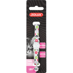 zolux Collare ARROW nylon regolabile da 17 a 30 cm. grigio. per gatto. ZO-520028GRI Collana