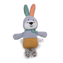 Vadigran FANCY rabbit plush dog toy. size 30 cm. for dogs. Peluche pour chien