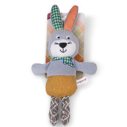 Vadigran FANCY rabbit plush dog toy. size 30 cm. for dogs. Plush for dog