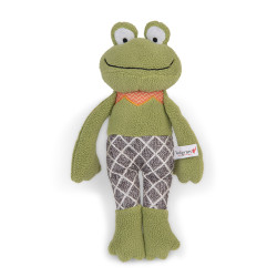 Vadigran FANCY frog plush dog toy. size 24 cm. for dogs. Peluche pour chien